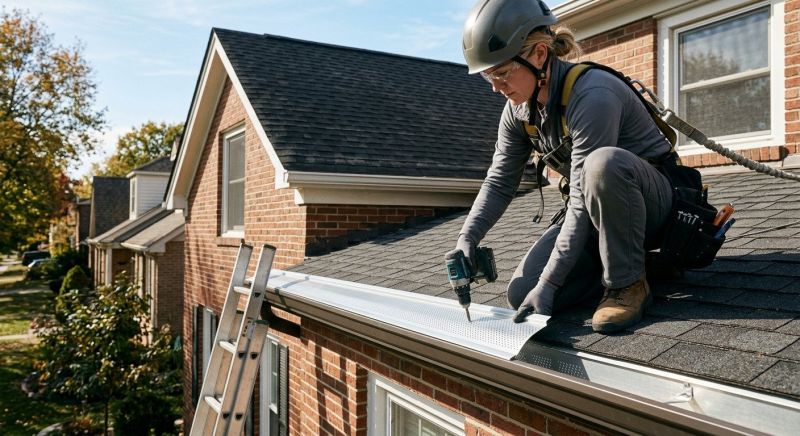 Gutter Cap Installation in Roseville, CA